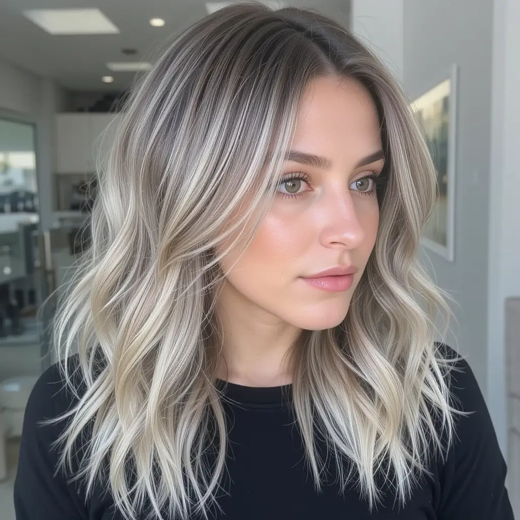 Ashy Dirty Blonde Waves