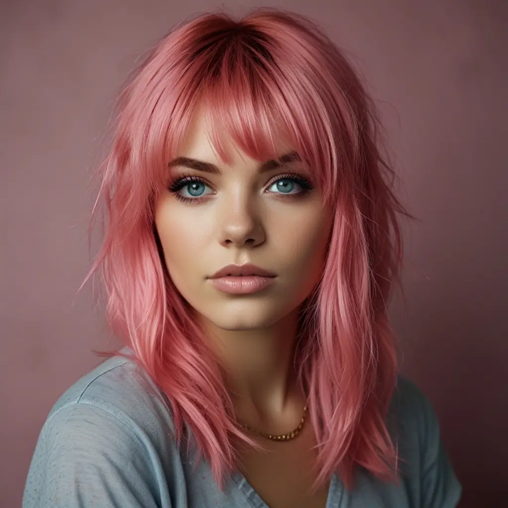 Bubblegum Pink Shag