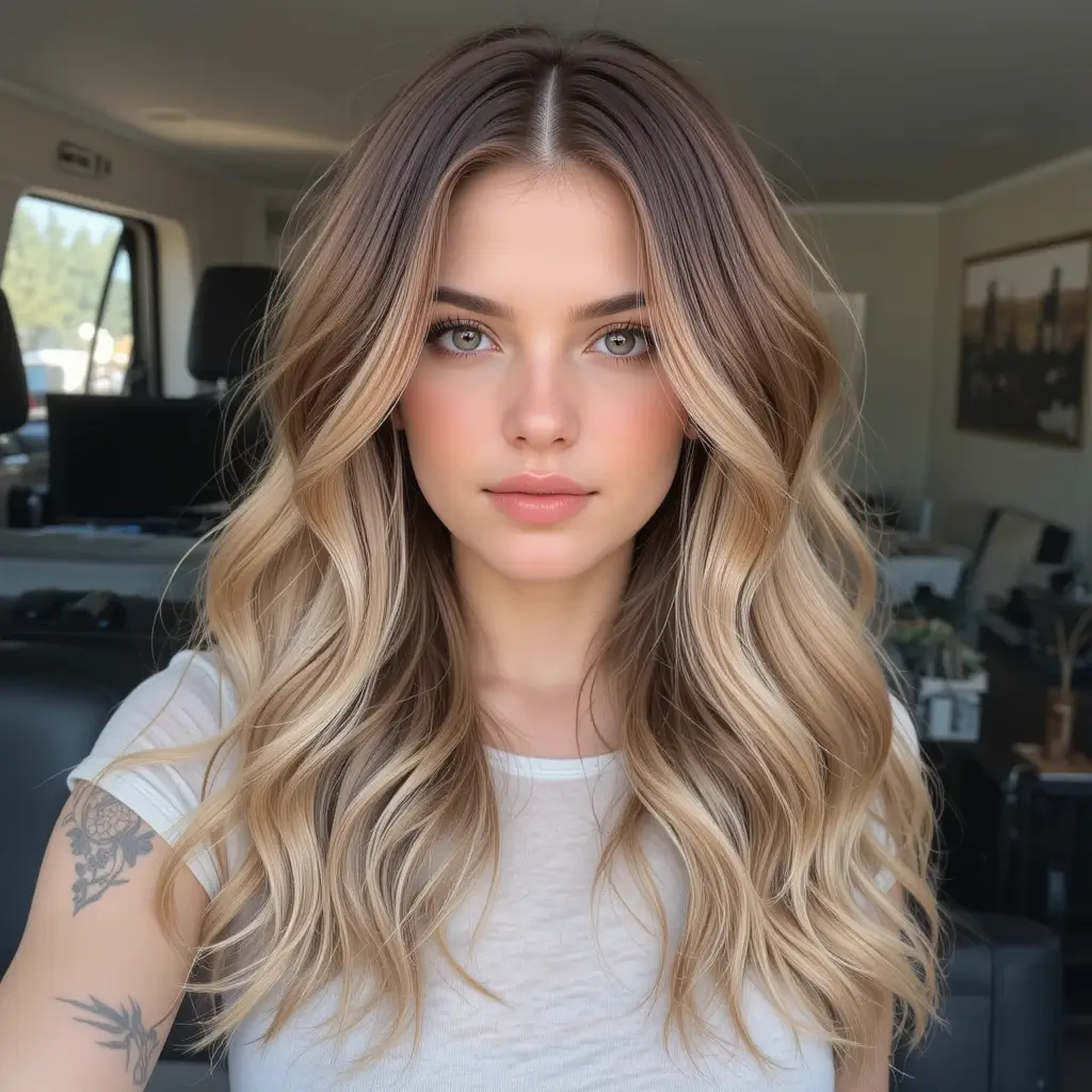 Cinnamon Bronde (Brown + Blonde) Blend