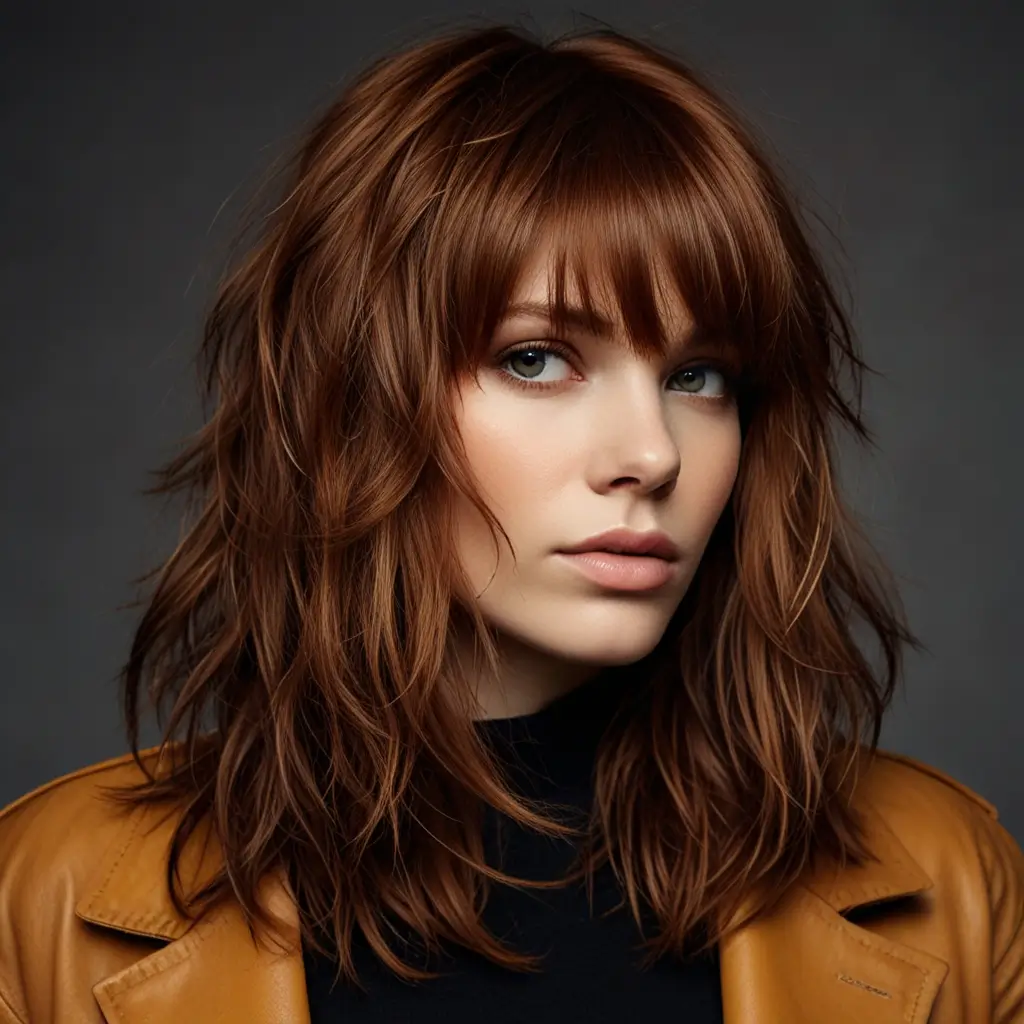 Cinnamon Brown Shaggy Layers