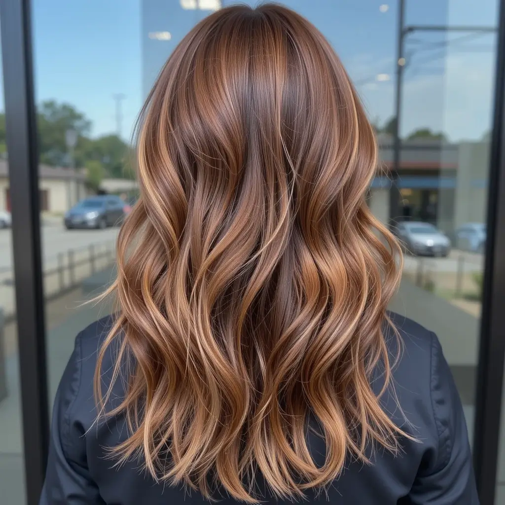 Cinnamon Honey Brown Highlights