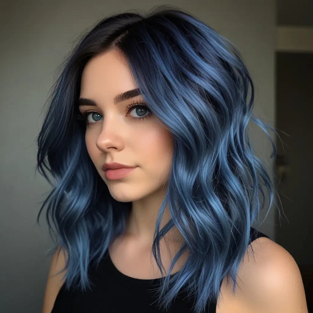 Denim Blue Hair
