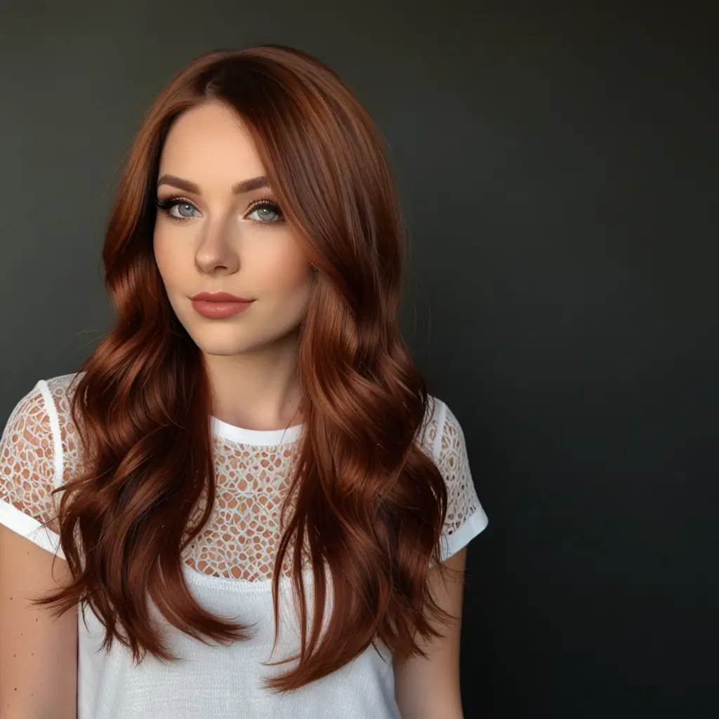 Fiery Cinnamon Auburn Ombre