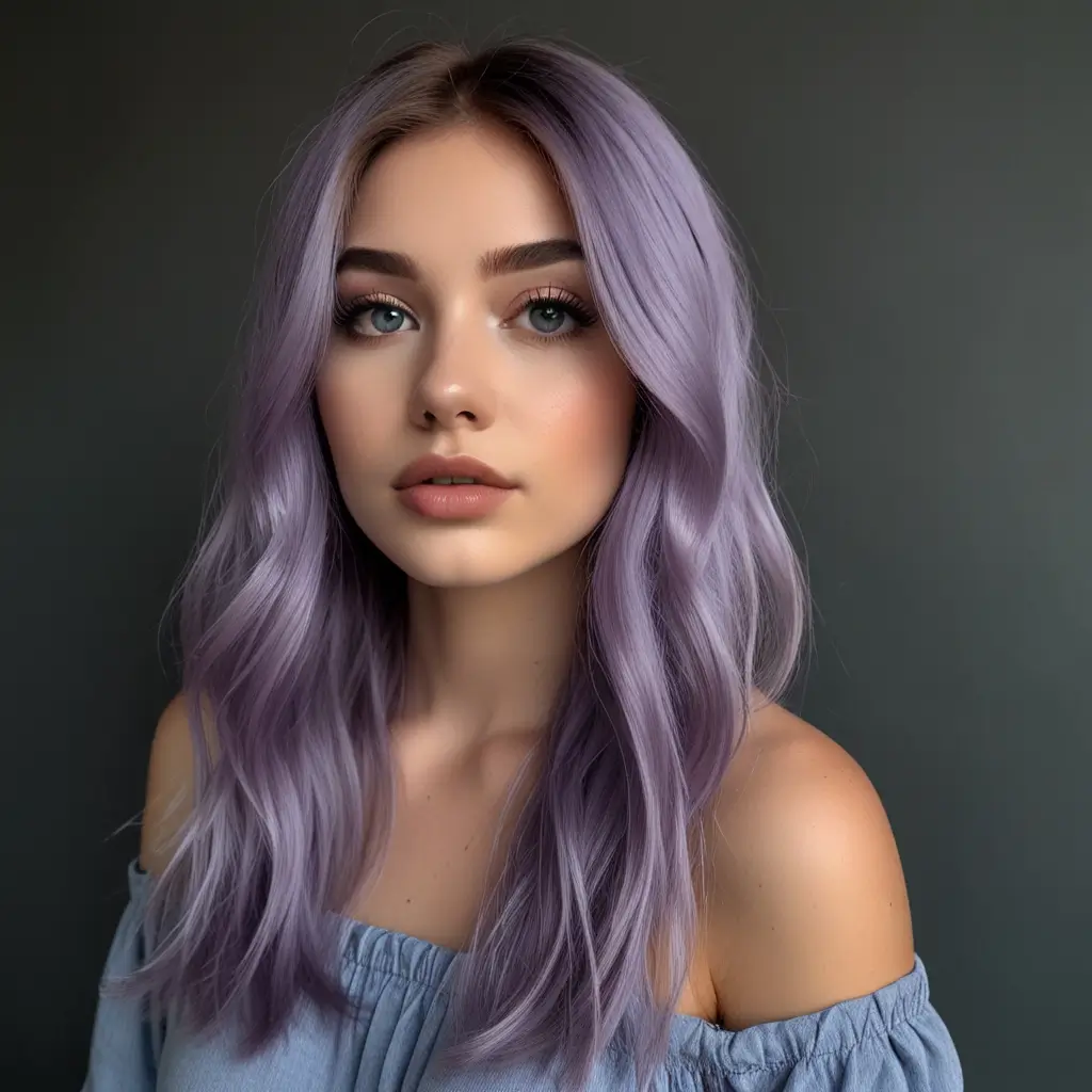 Frosted Lavender Hair