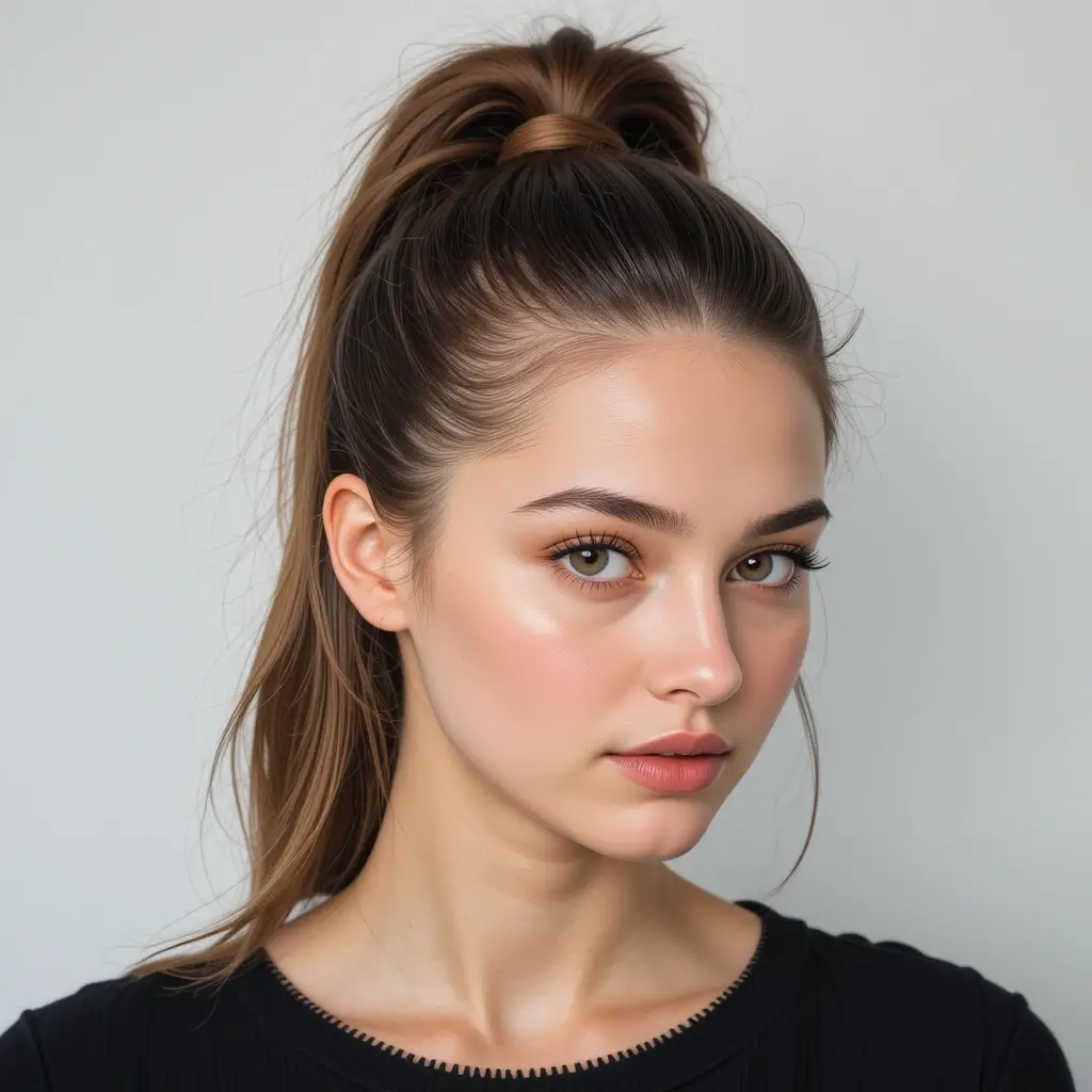 High Sleek Ponytail