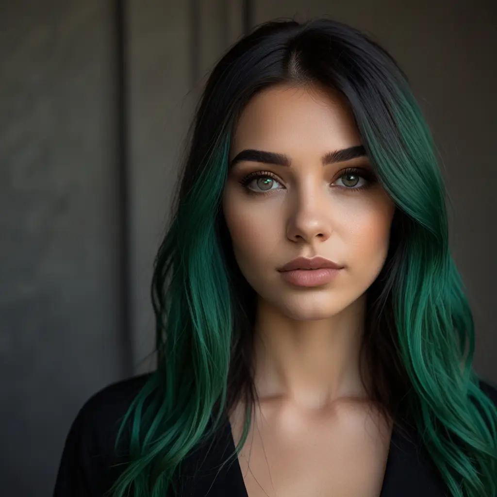 Jade Green Balayage