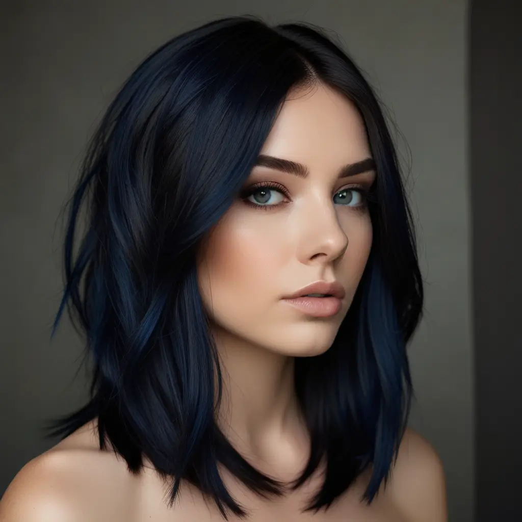 Midnight Blue and Black Blend