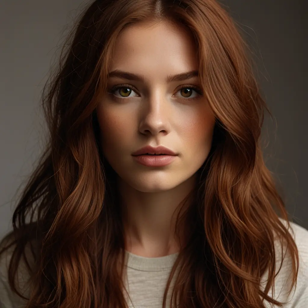 Muted Cinnamon Brown for a Natural Look