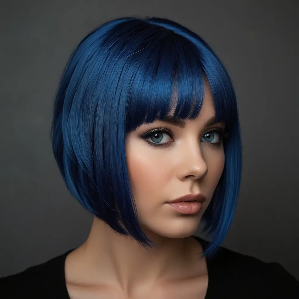 Sapphire Blue Bob