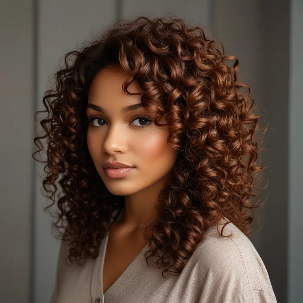 Spiced Cinnamon Brown with Copper Undertones