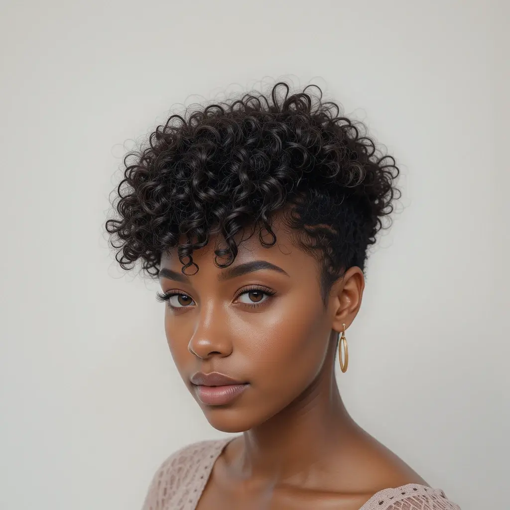 Afro Curly Fringe