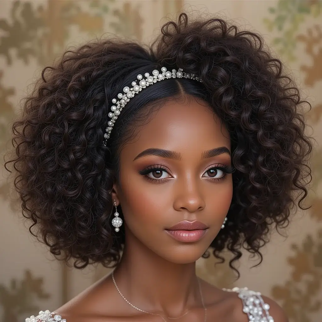 Afro Puff with Headband