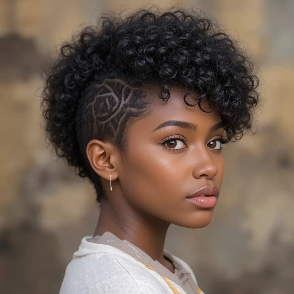 Afro Tapered Cut