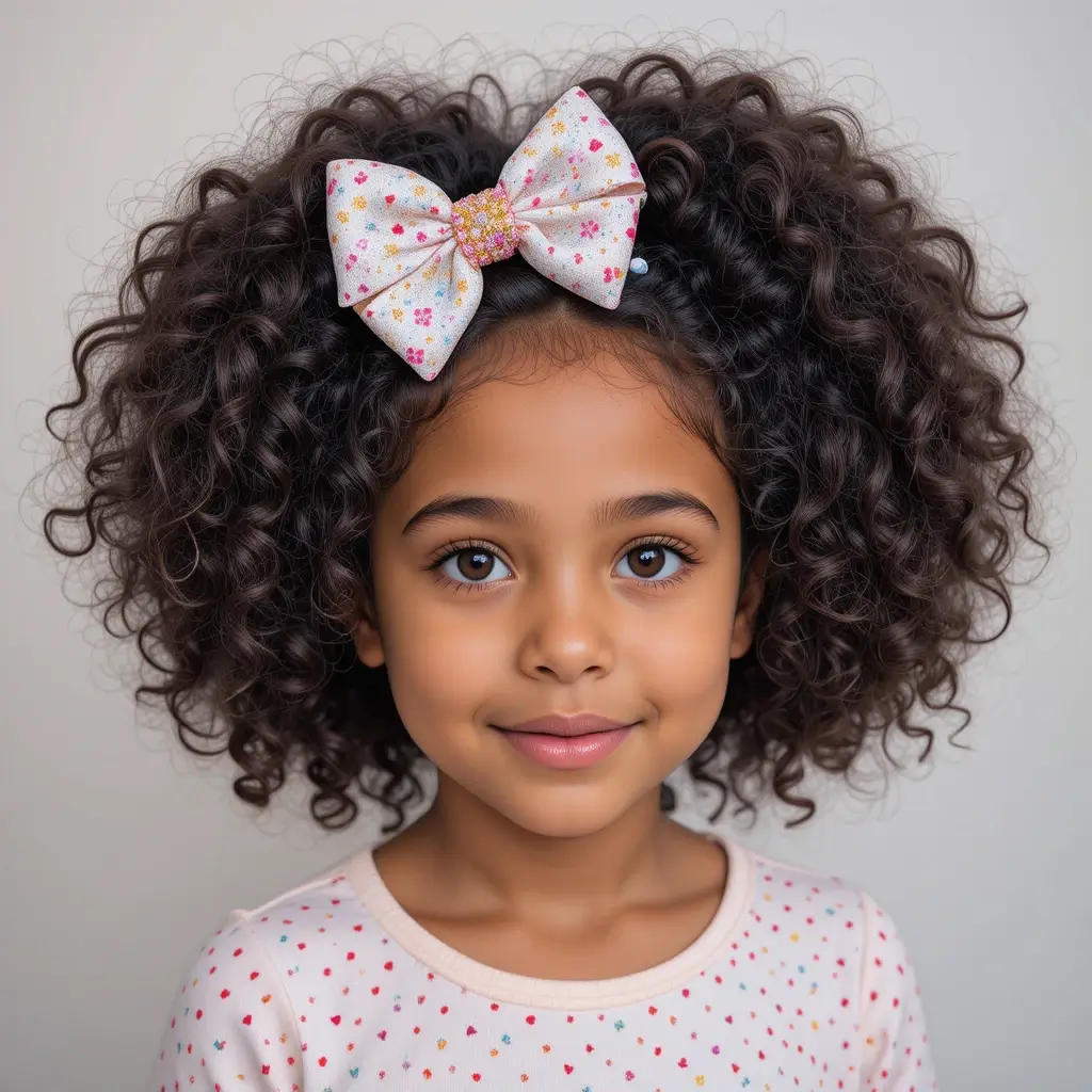 Afro with a Bow