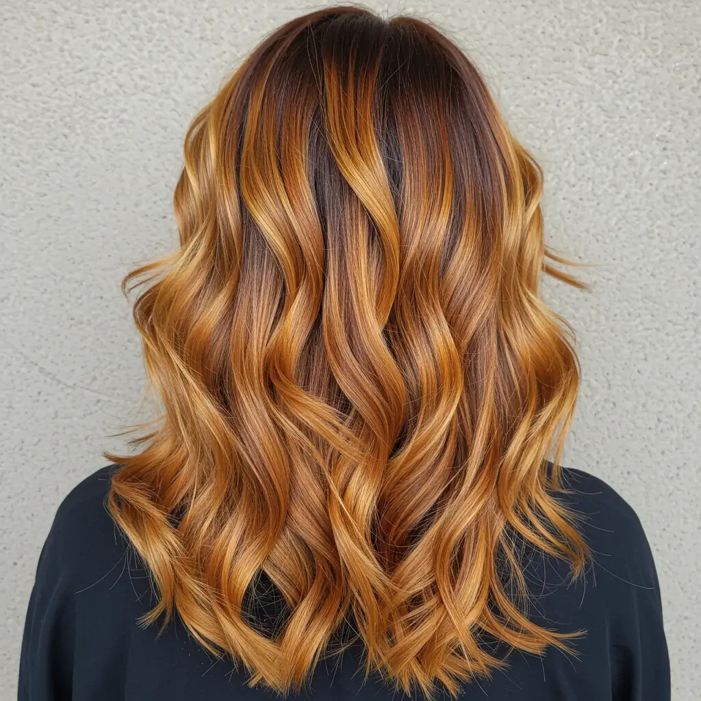 Amber Glow Balayage