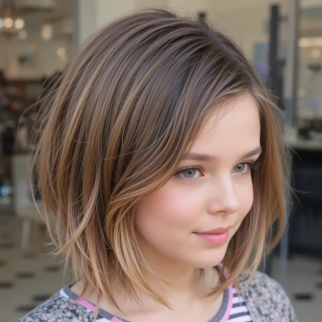Angled Bob with Layers