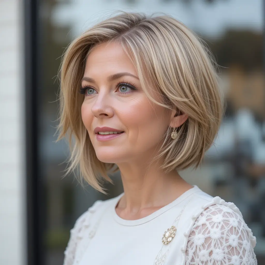 Angled Bob with Layers