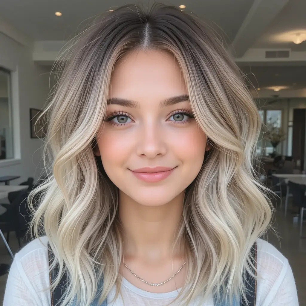 Ash Blonde Balayage