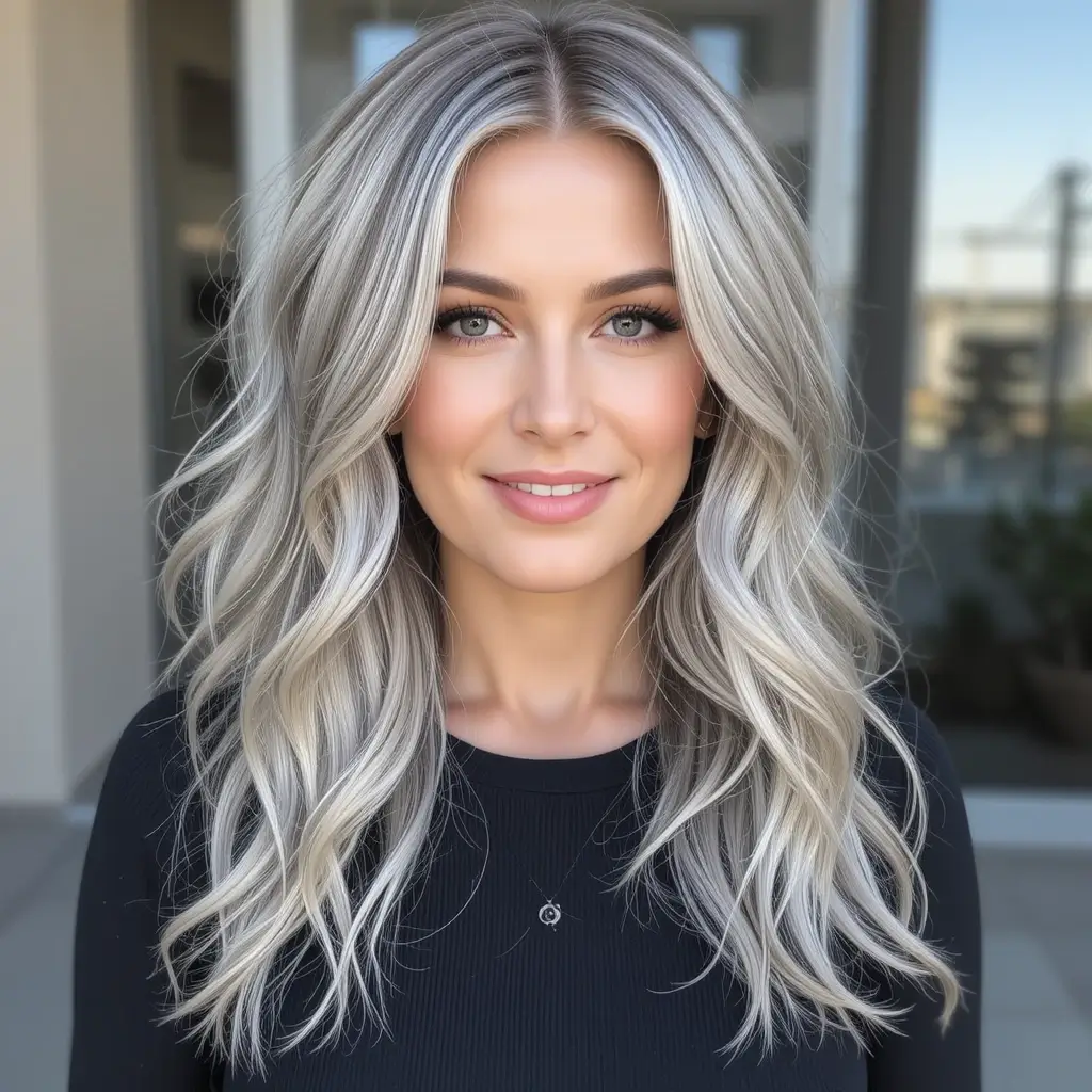 Ash Blonde Balayage
