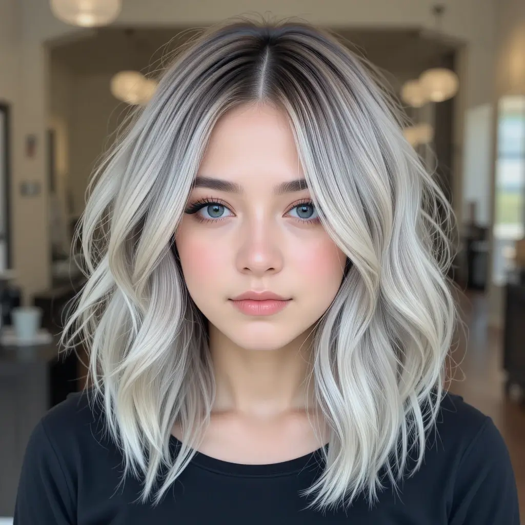 Ash Blonde Butterfly Layers