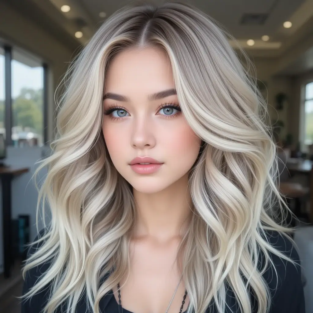 Ash Blonde Mermaid Waves