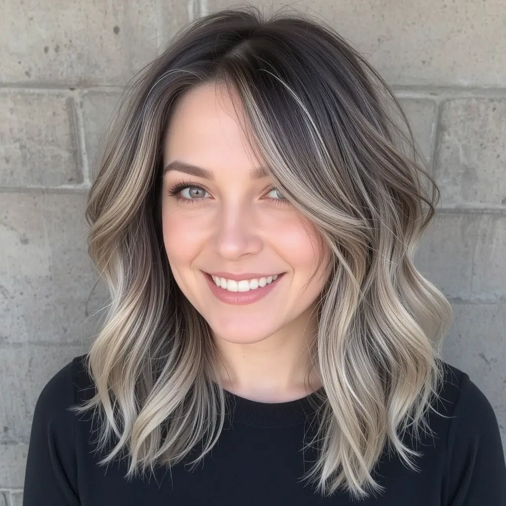 Ash Brown Balayage