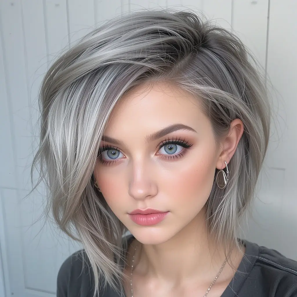 Asymmetrical Layered Cut