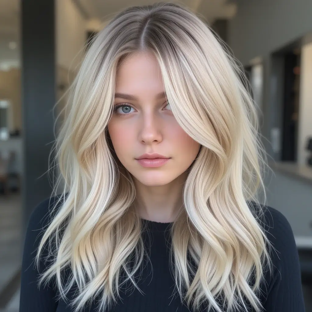 Beige Blonde with Lowlights