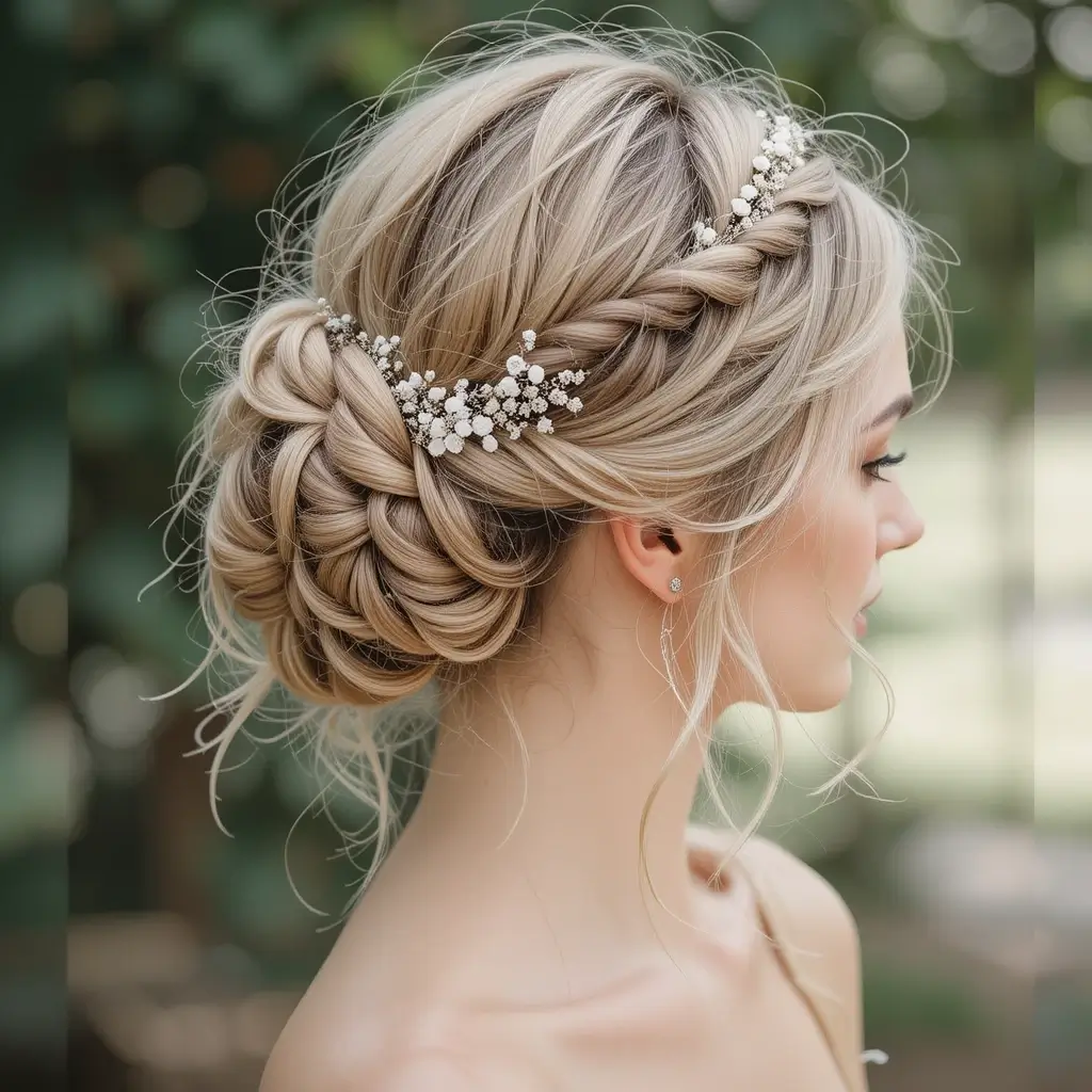 Bohemian Twisted Updo