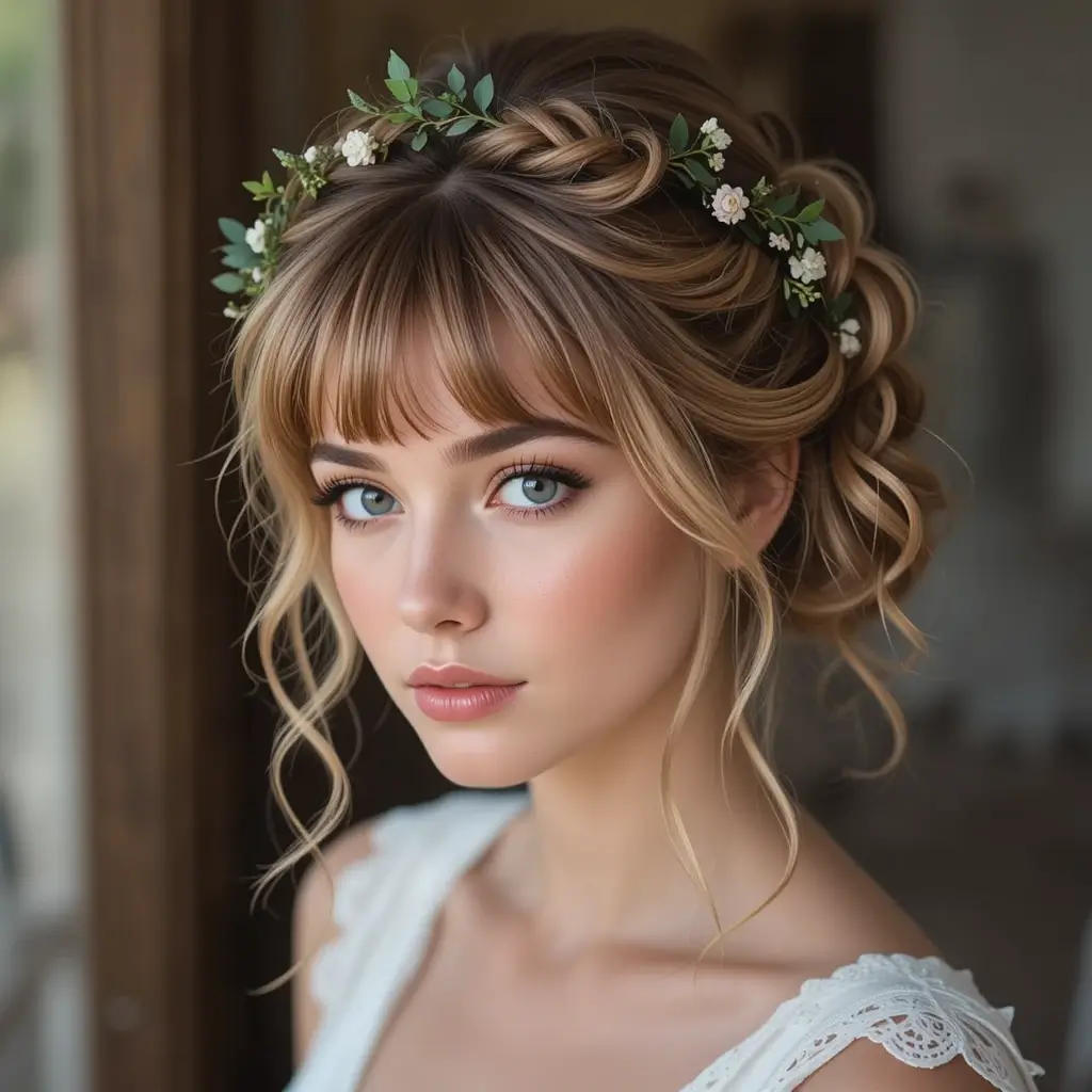 Bohemian Twisted Updo