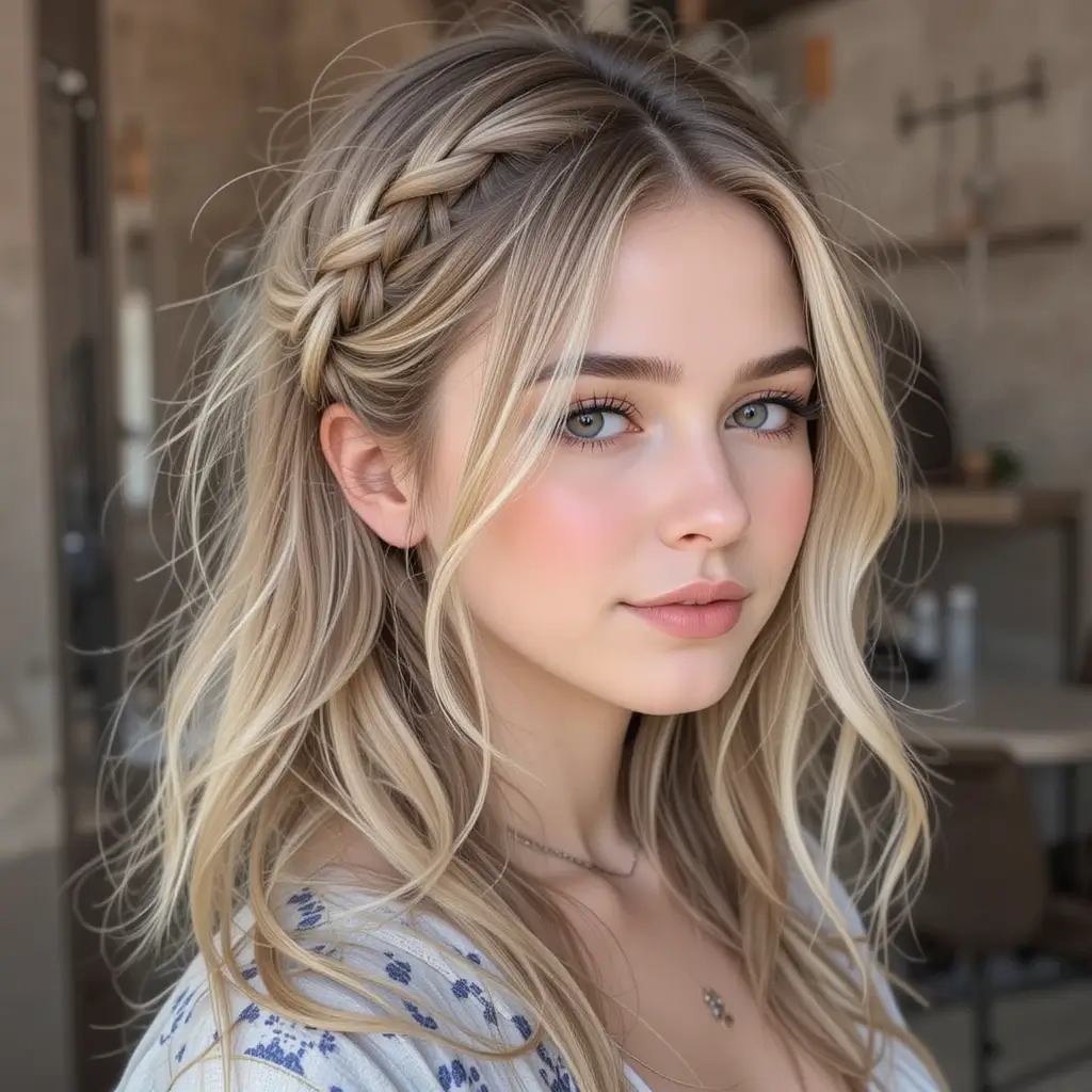 Boho Side Braid