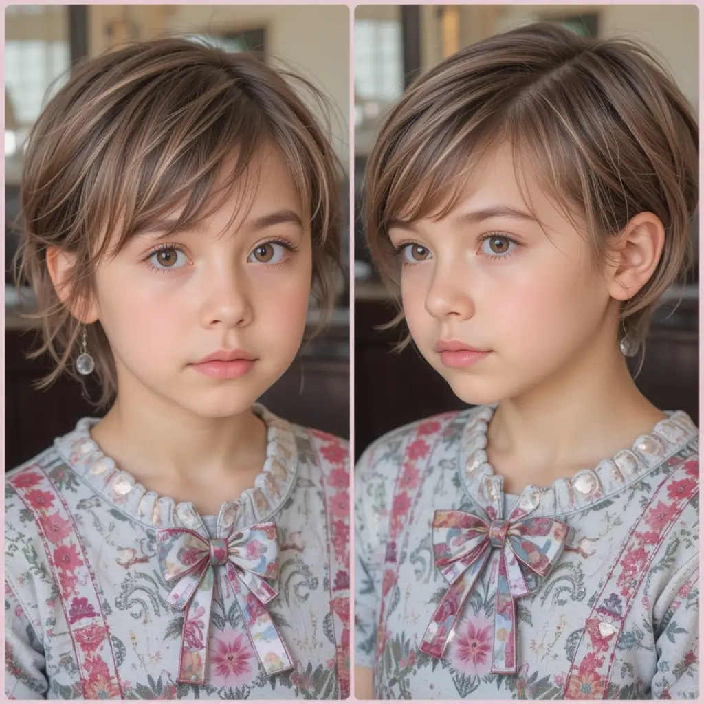 Boyish Cut with Feminine Twist