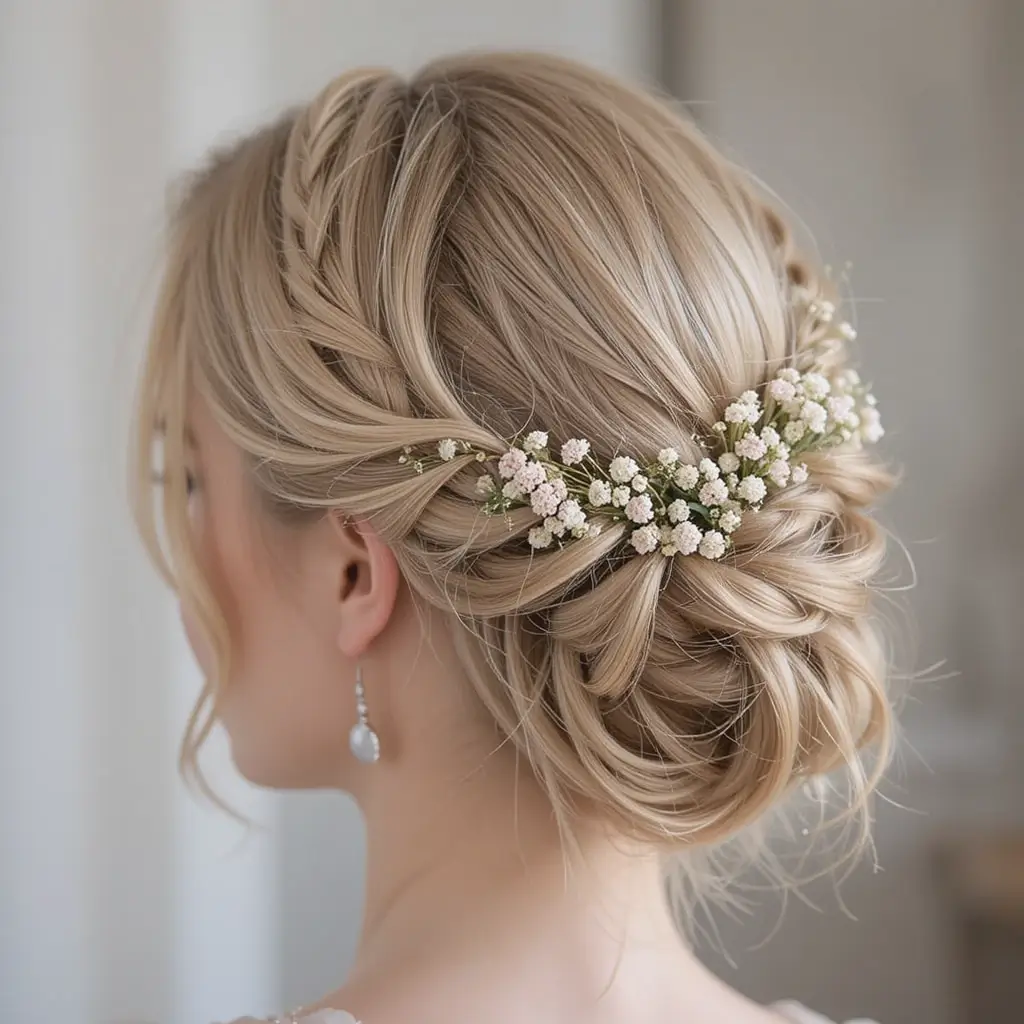 Braided Crown Updo