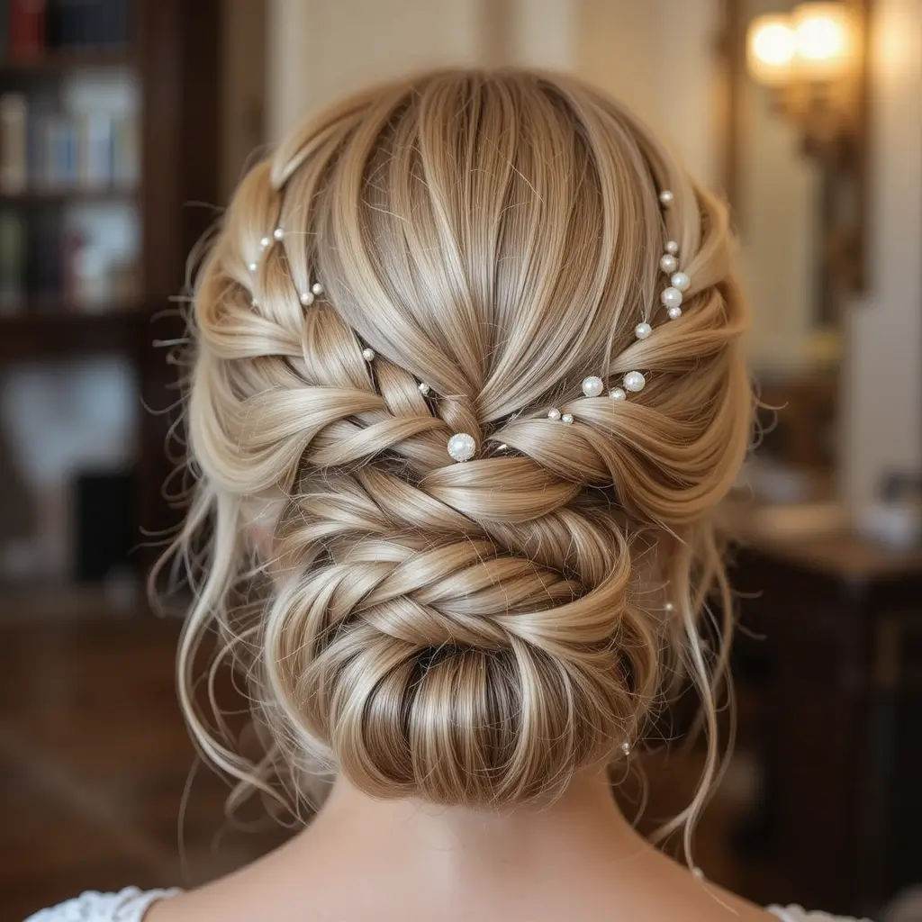 Braided Crown with Bun