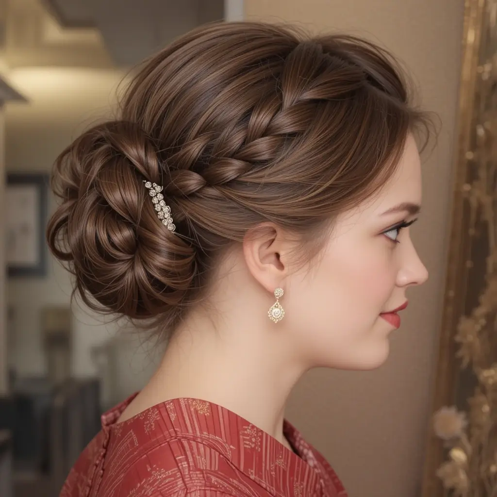 Braided French Twist