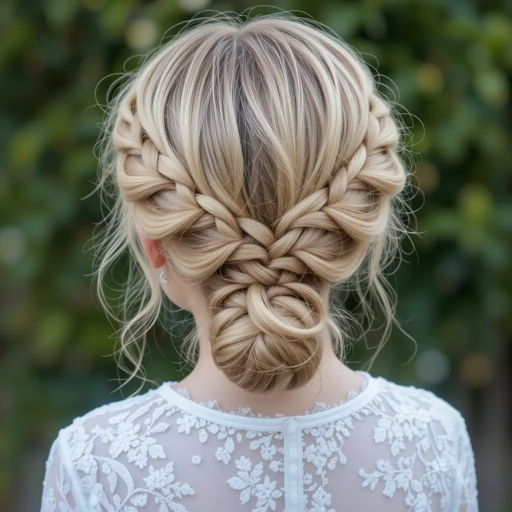 Braided Low Ponytail