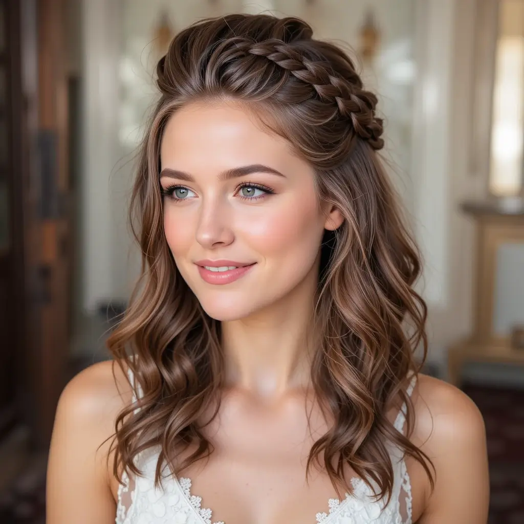 Braided Mohawk with Soft Waves