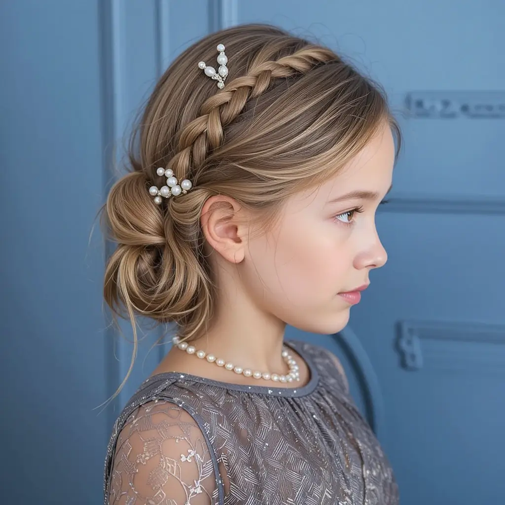 Braided Side Bun