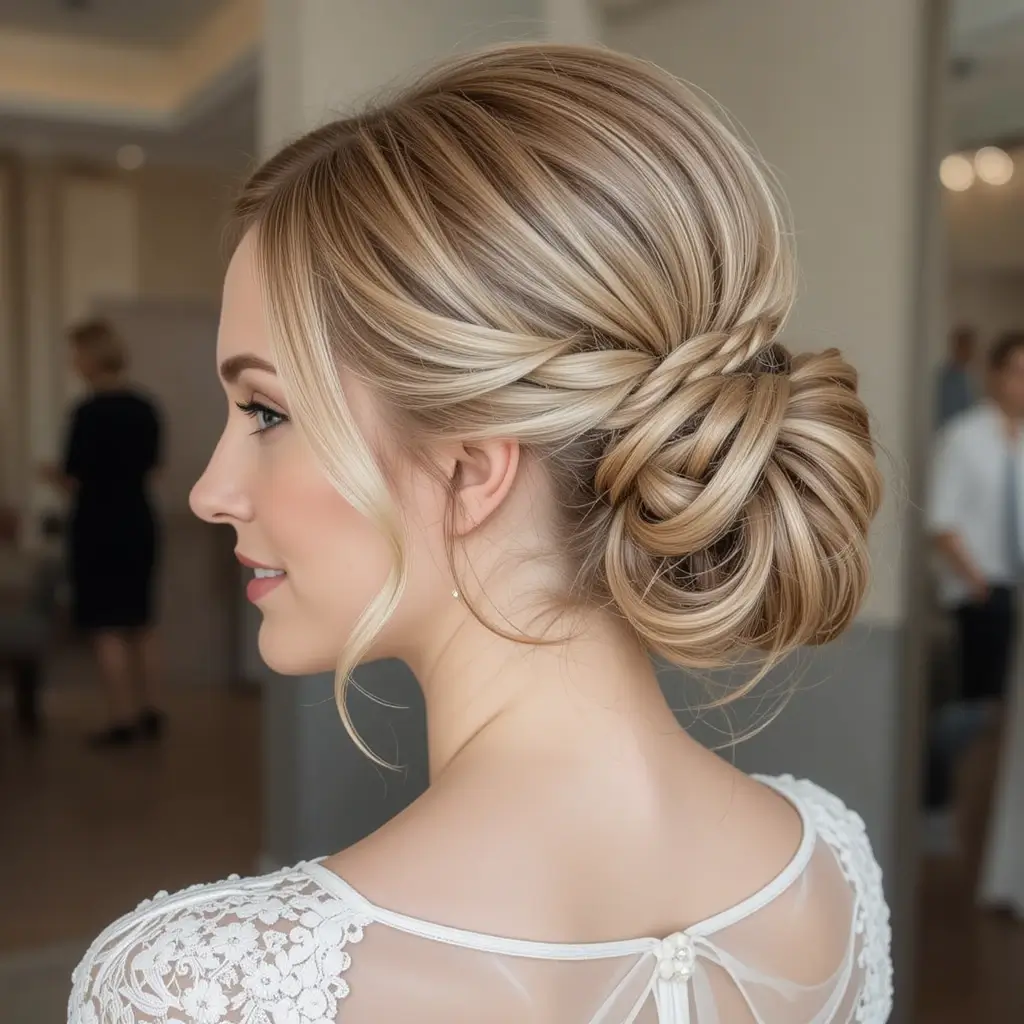 Braided Side Chignon