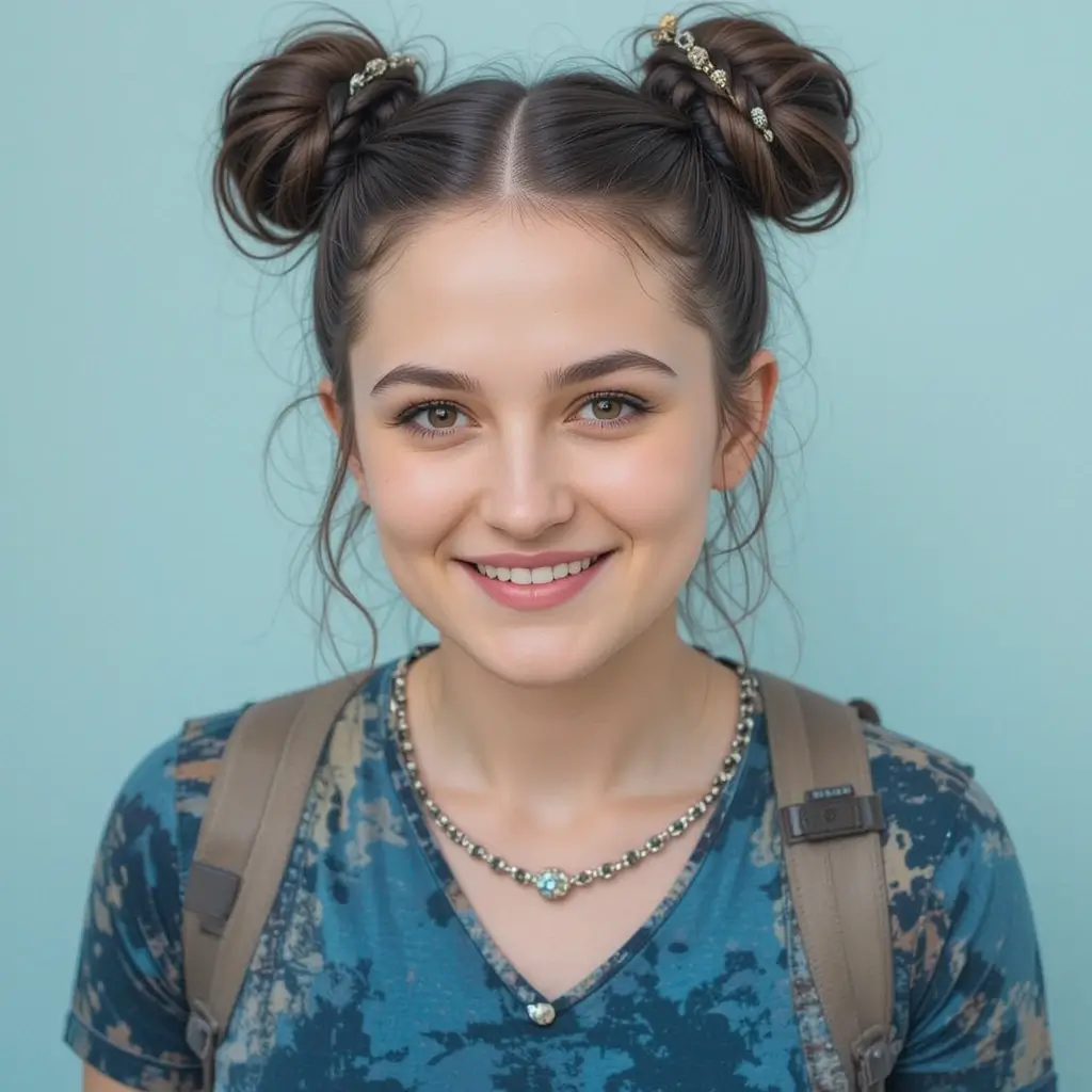 Braided Space Buns
