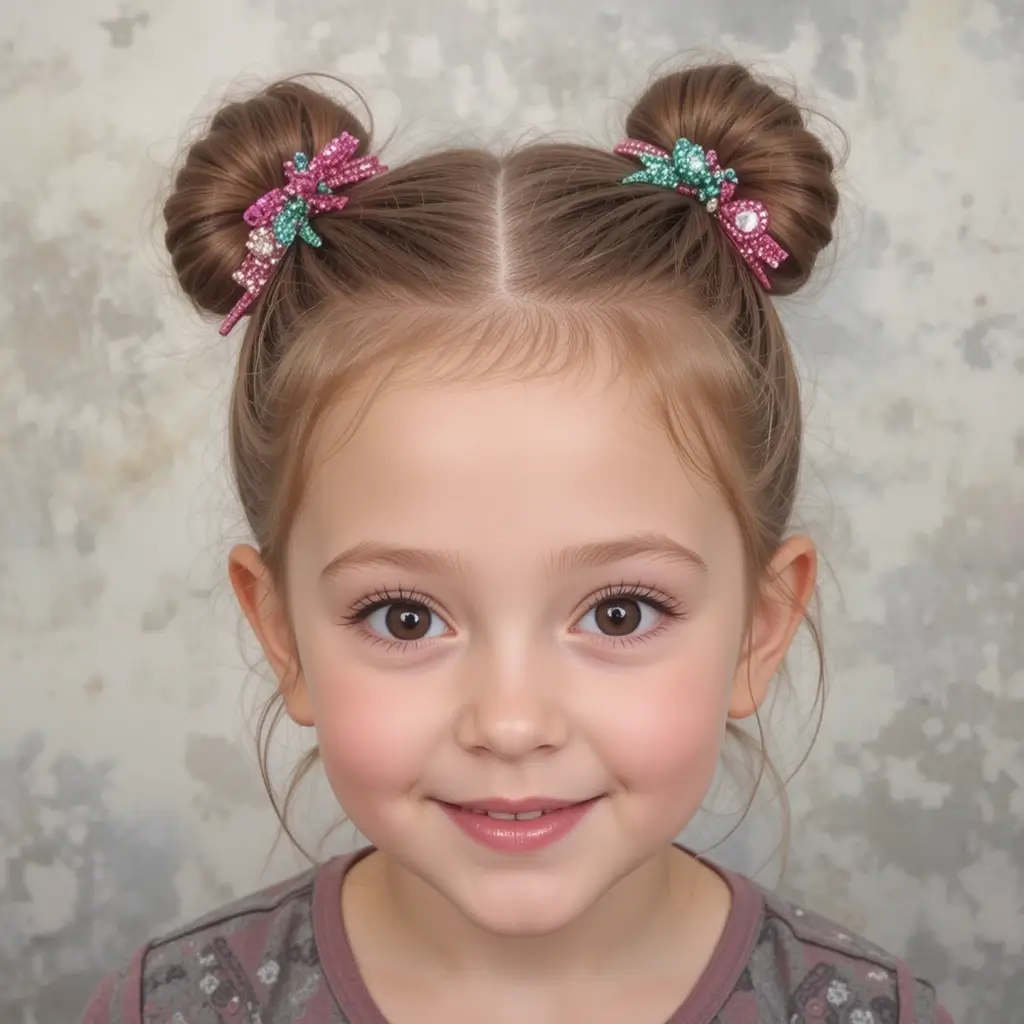 Braided Space Buns