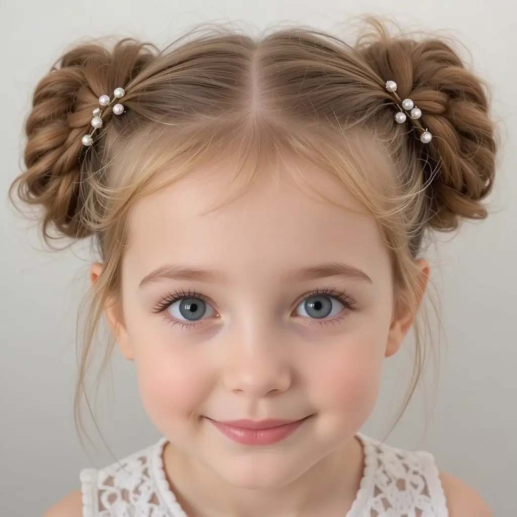 Braided Space Buns
