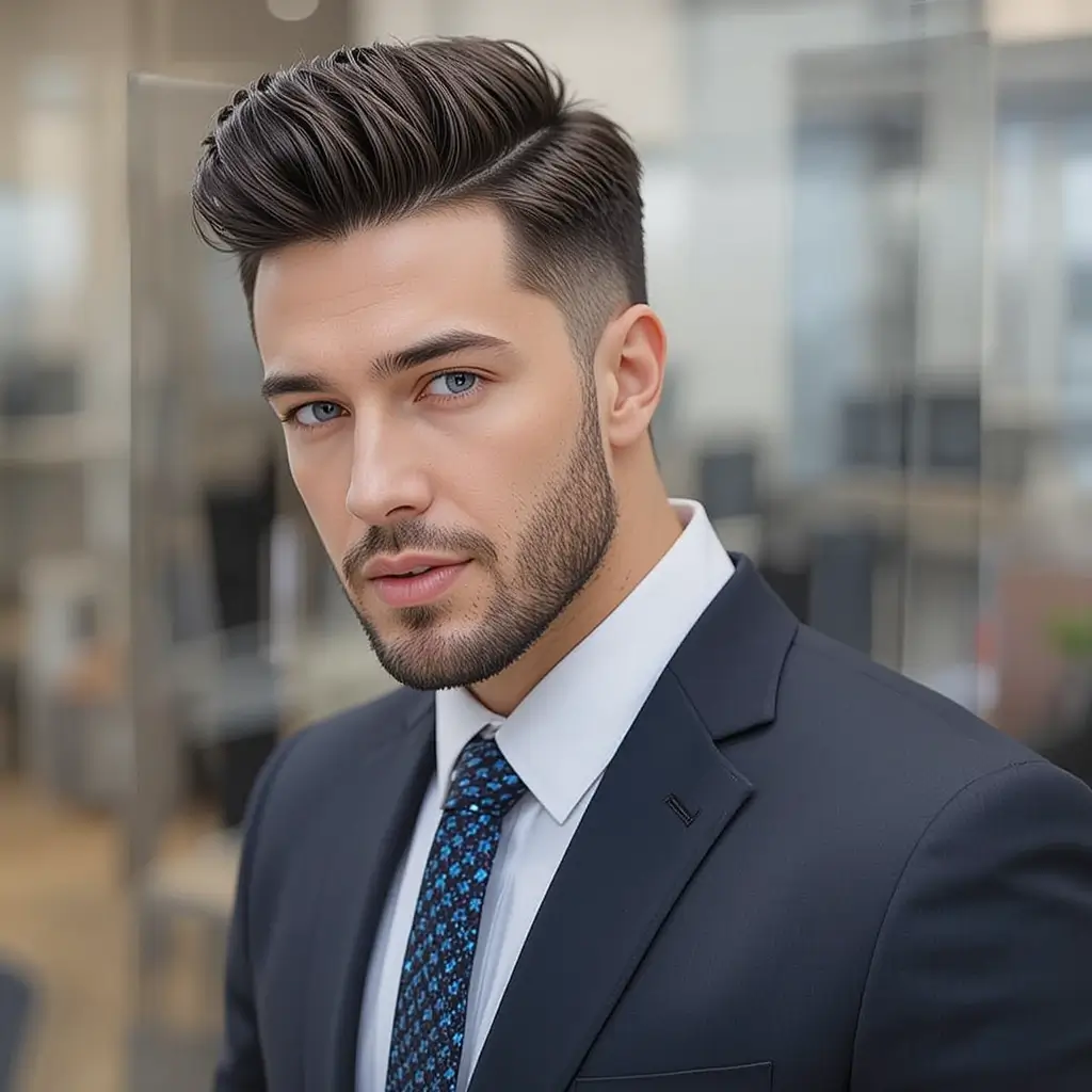 Brushed Up Hairstyle