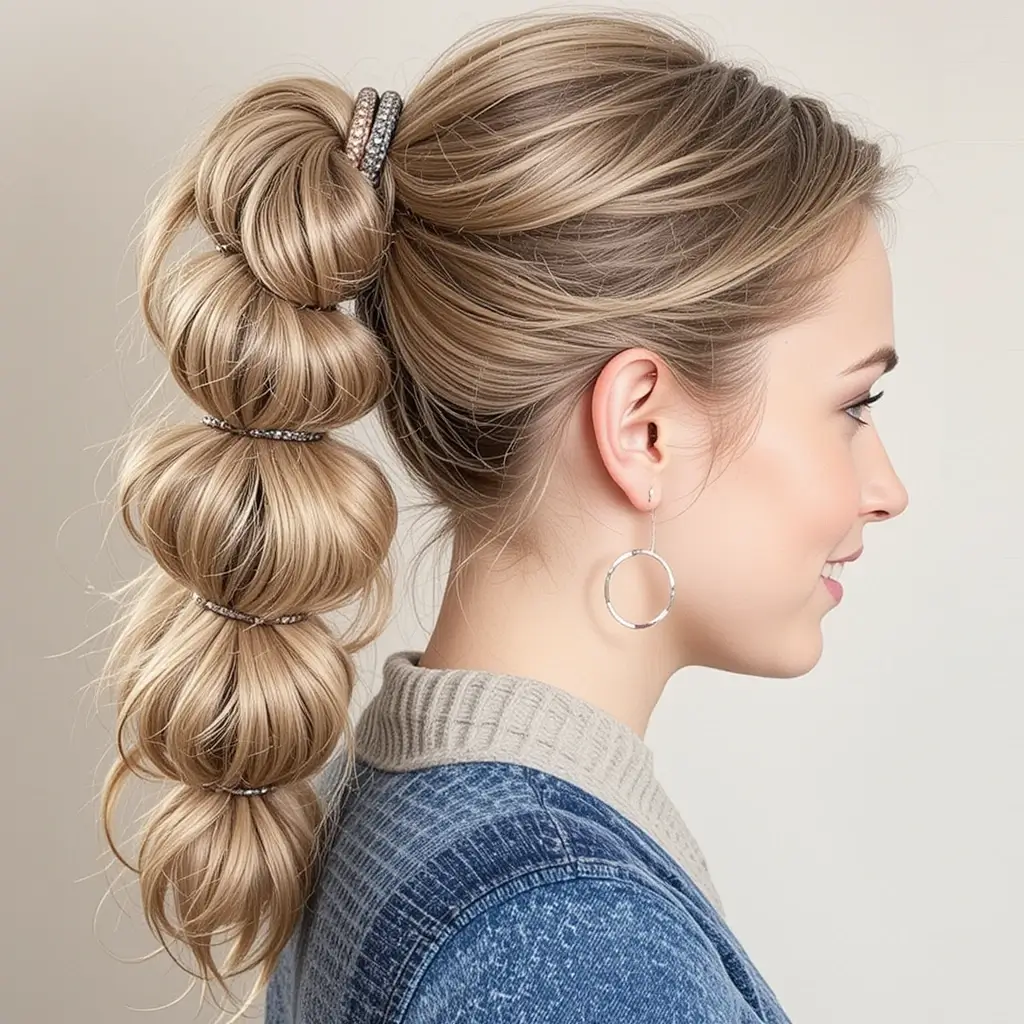Bubble Ponytail