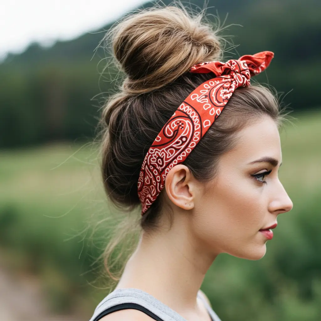 Bandana Bun
