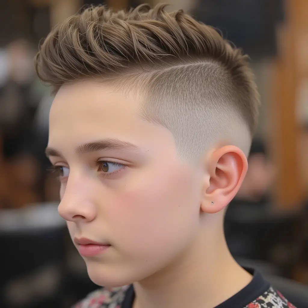 Burst Fade Mohawk