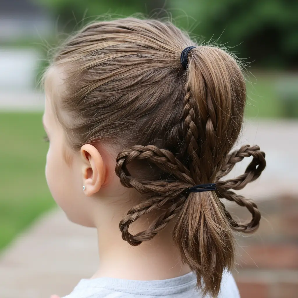 Butterfly Ponytails