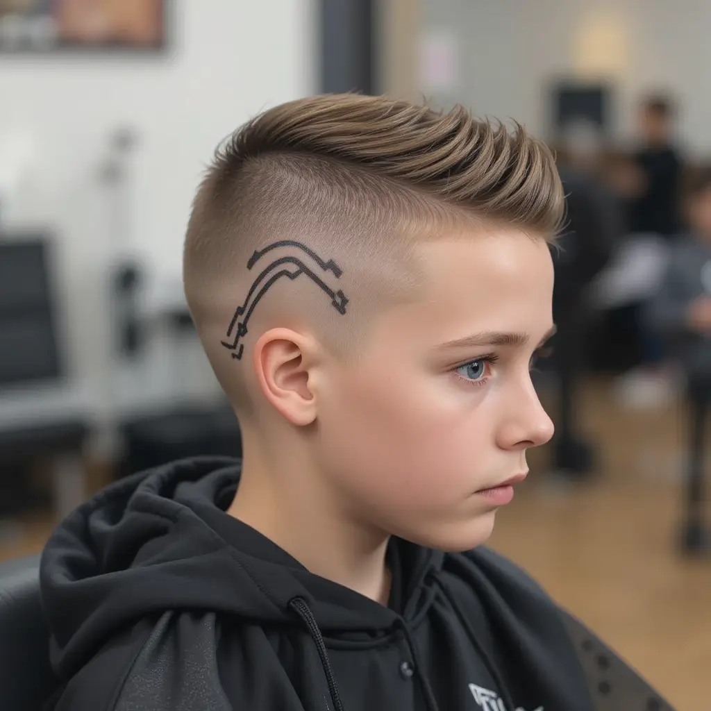 Buzz Cut with Design