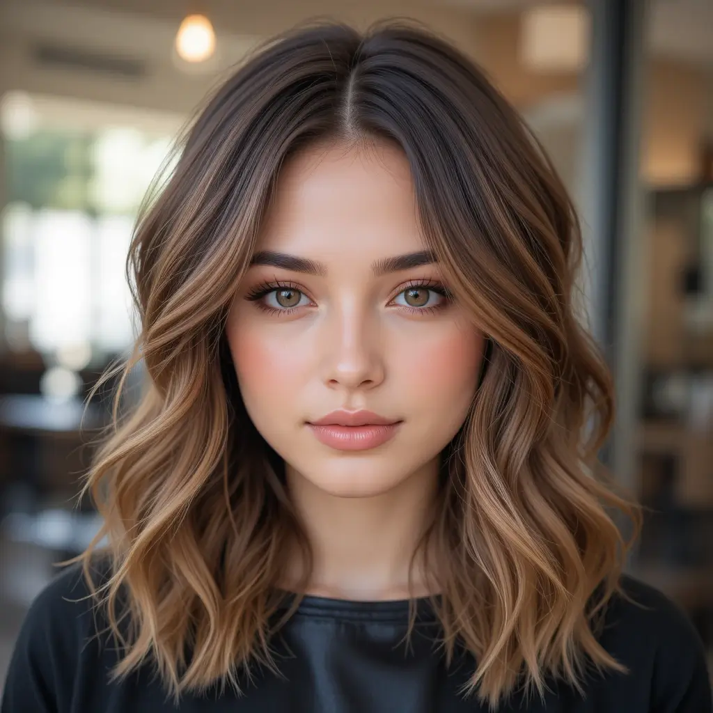 Caramel Balayage Highlights