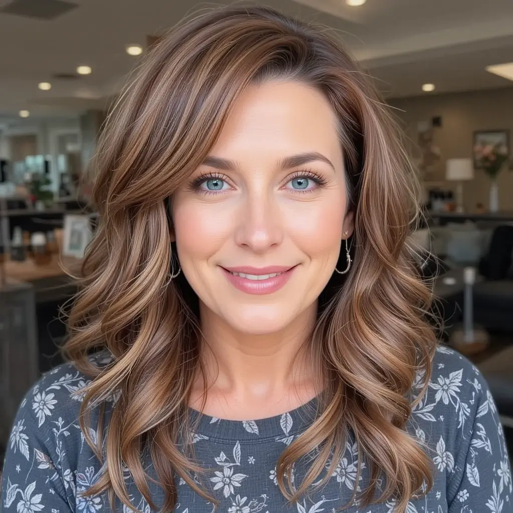 Chestnut Brown Balayage